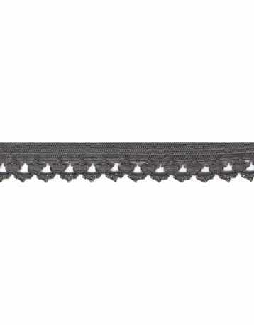 Not Specified Elastic Grey Picot Edge Lingerie Elastic 12mm 3589721230998