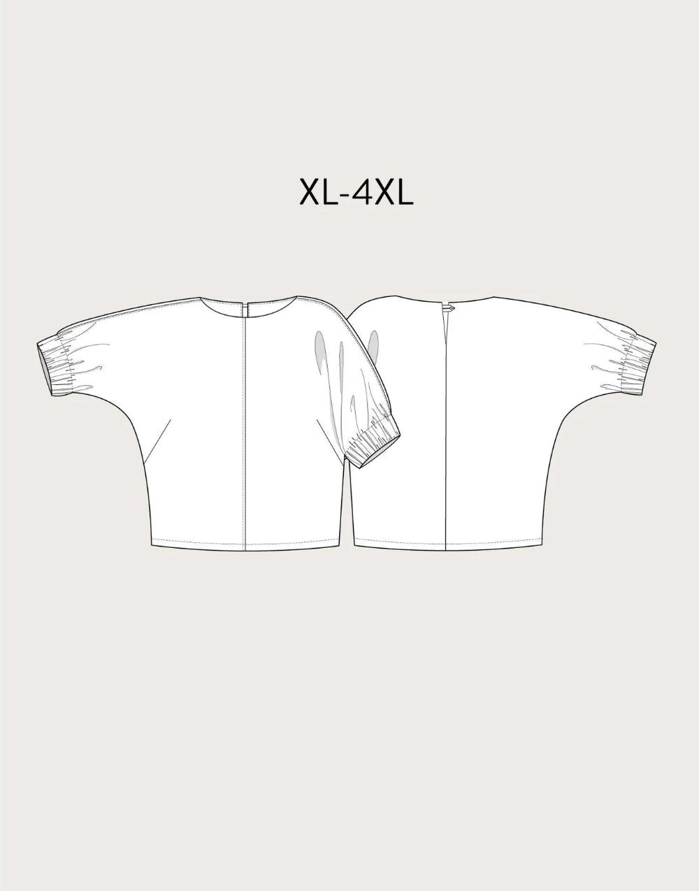 Cuff Top Sewing Pattern, The Assembly Line – Clothkits