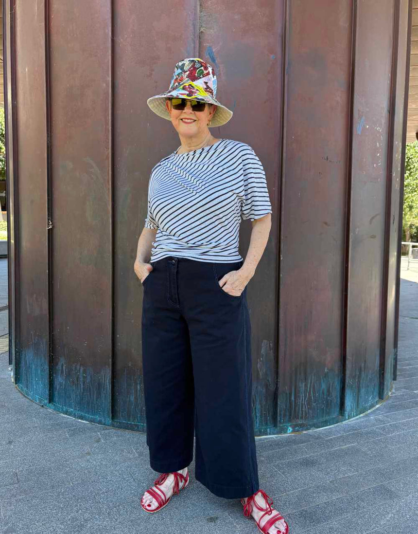 Alba Pants Sewing Pattern, Tessuti