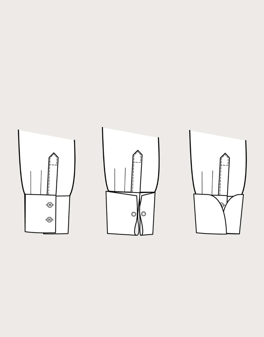 Classic Shirt Sewing Pattern, The Assembly Line