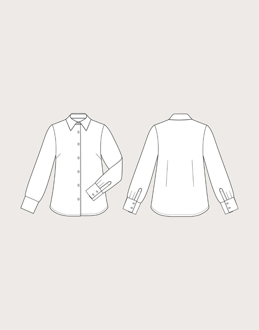 Classic Shirt Sewing Pattern, The Assembly Line
