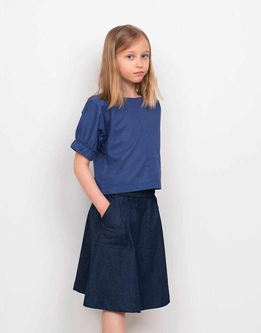 Chambray Cuff Top Complete Dressmaking Kit, The Assembly Line