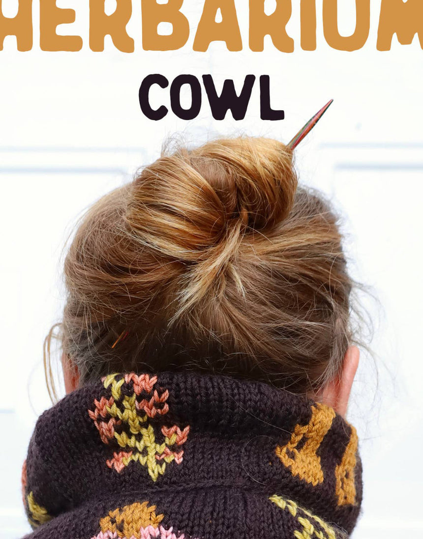 The Herbarium Cowl Knitting Pattern, Needle & Feather
