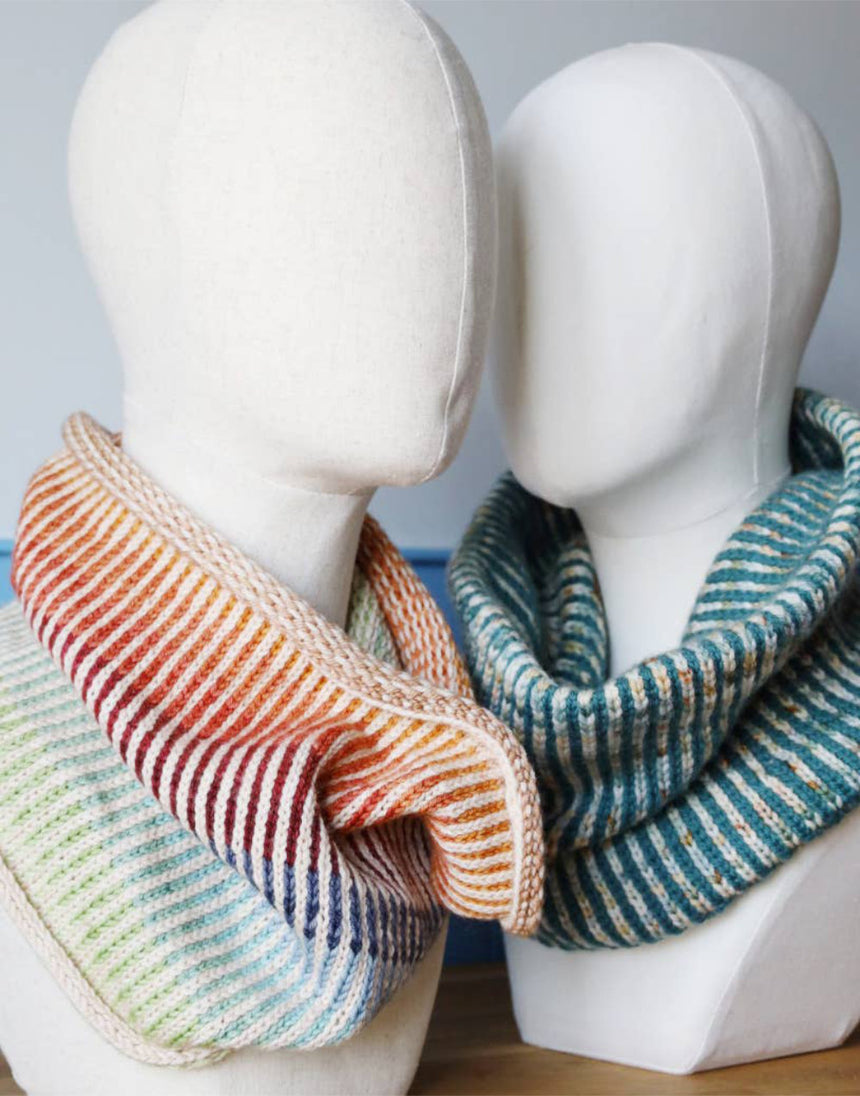 Wave By Wave Cowl Knitting Pattern, Needle & Feather
