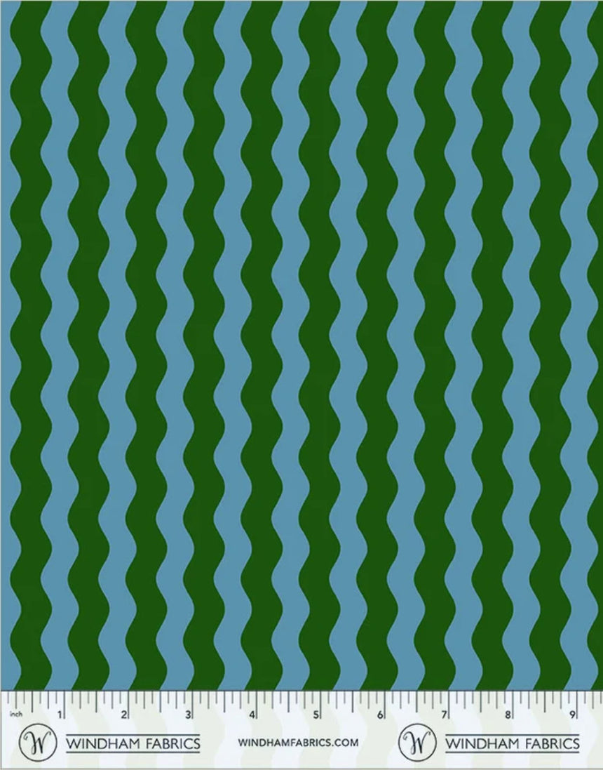 Waves Laguna Quilting Cotton Fabric, Annabel's Blenders by Annabel Wrigley, Windham Fabrics