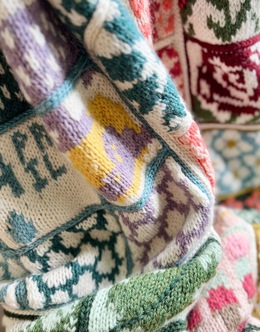 Heirloom Year by Piece Knitting Pattern, Needle & Feather