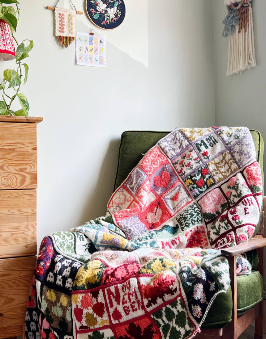 Heirloom Year by Piece Knitting Pattern, Needle & Feather