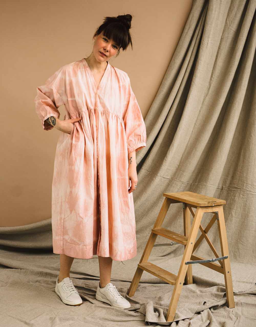 Gather Dress Zero Waste Sewing Pattern PDF Immediate Download