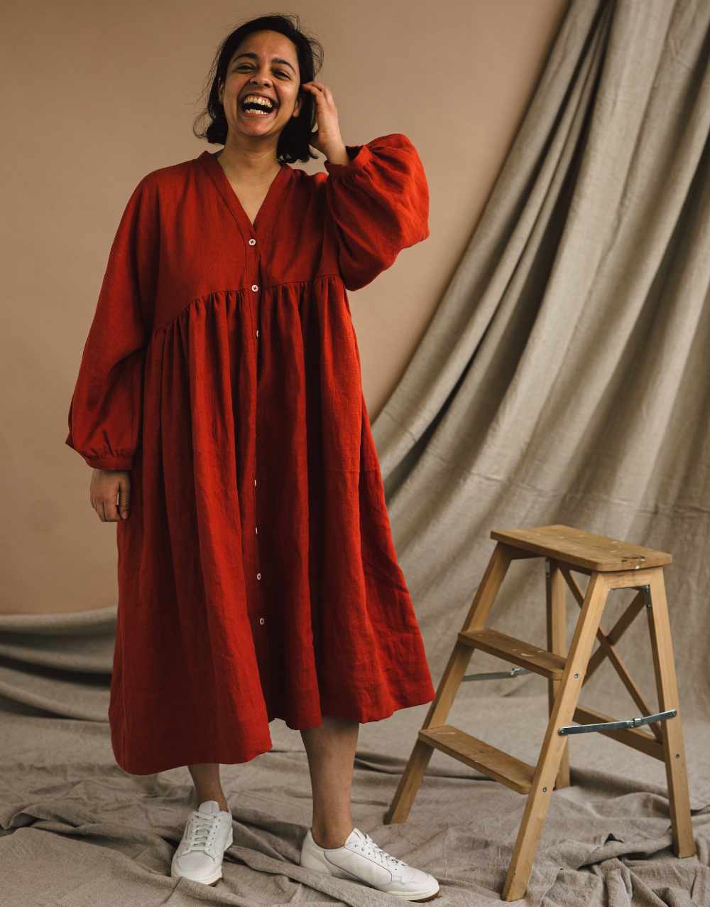 Gather Dress Zero Waste Sewing Pattern PDF Immediate Download