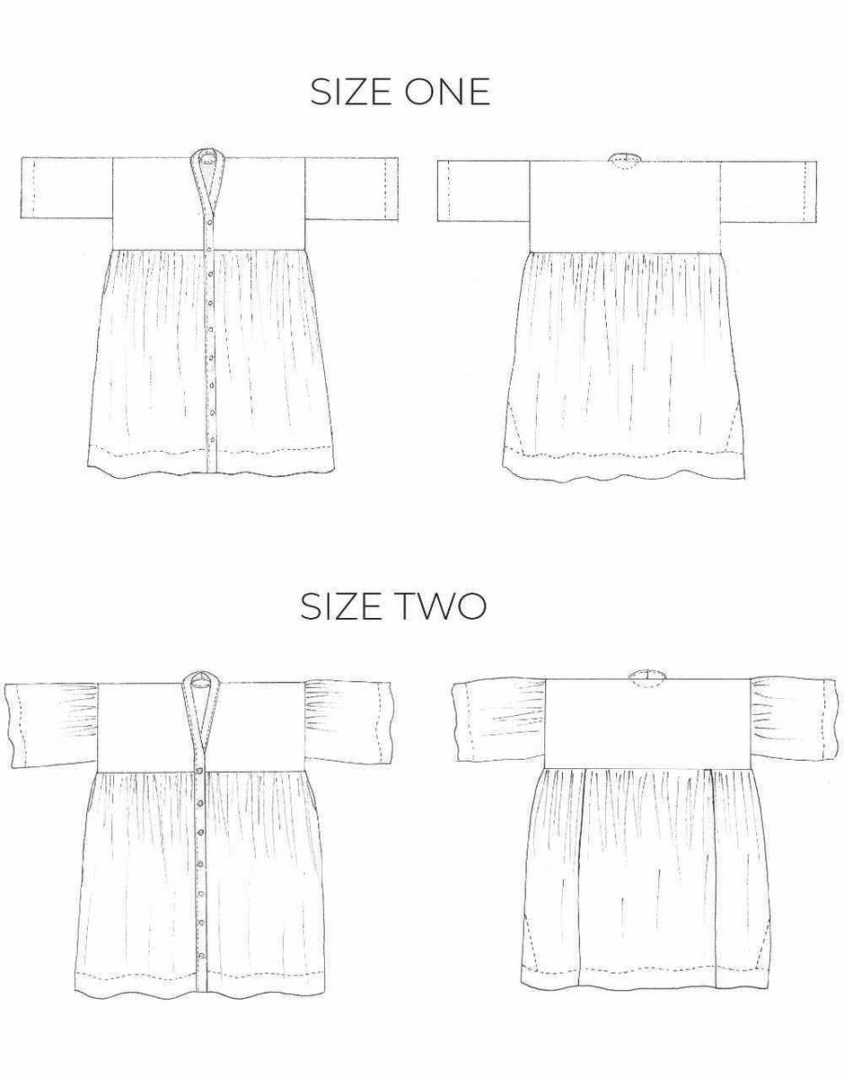 Gather Dress Zero Waste Sewing Pattern PDF, Birgitta Helmersson – Clothkits