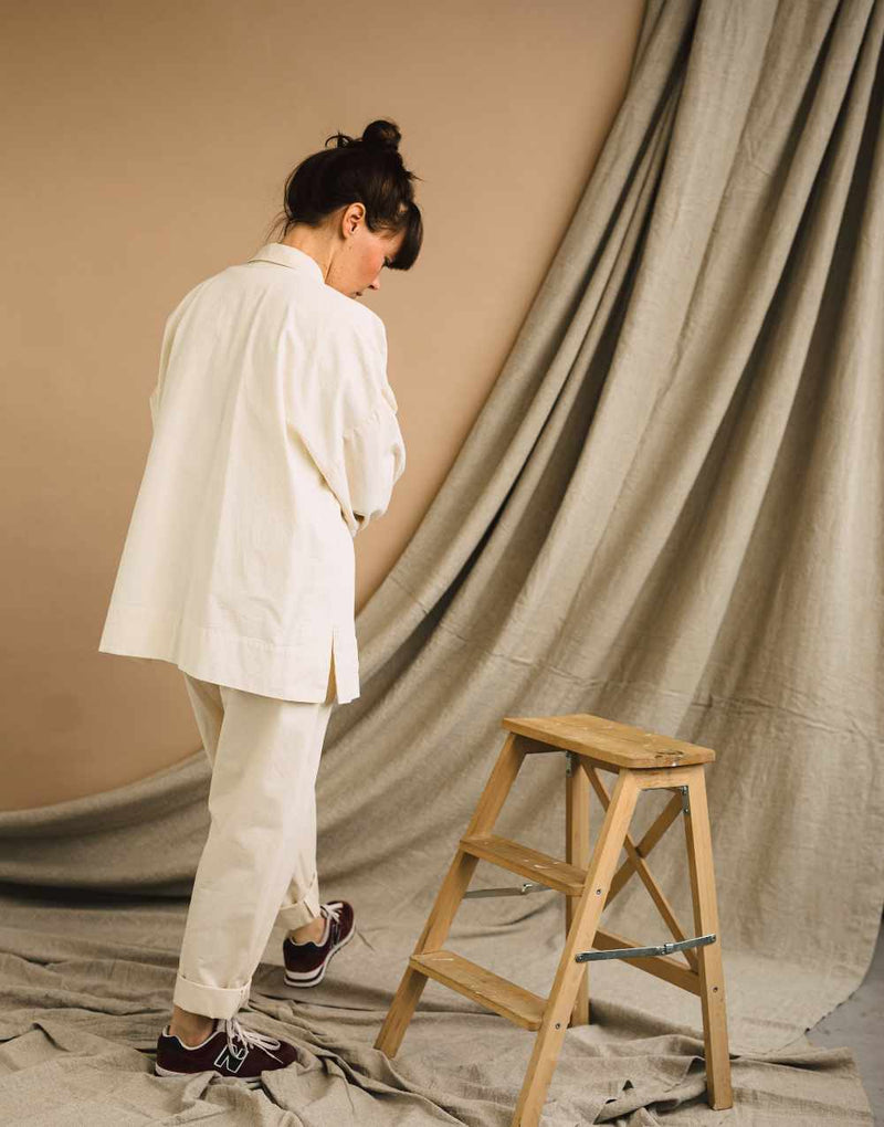Unisex Workwear Jacket Zero Waste Sewing Pattern PDF Immediate Downloa ...