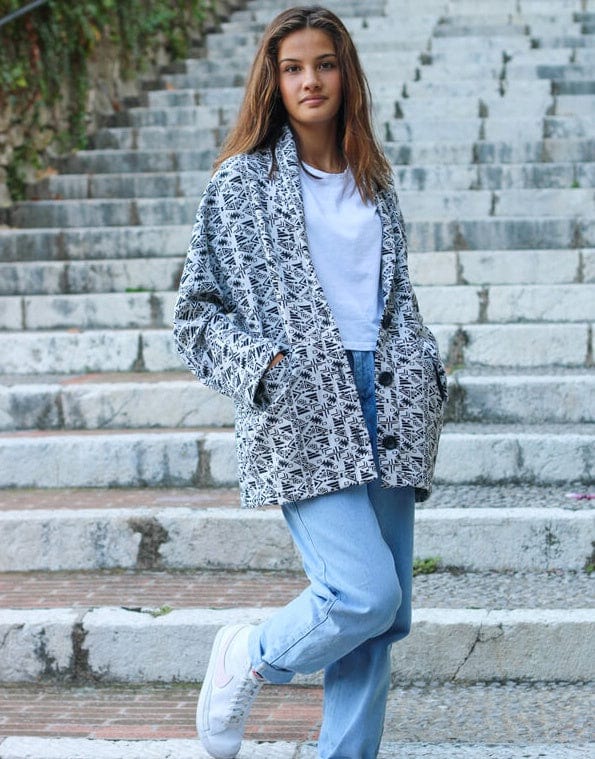 Patterned coats uk deals