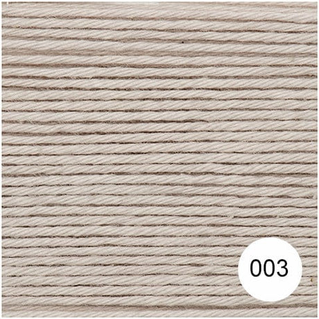 Rico Yarn & Wool 003 Light Grey Rico Ricorumi DK Cotton Yarn, 25g All Colours 4050051562107 4050051562107