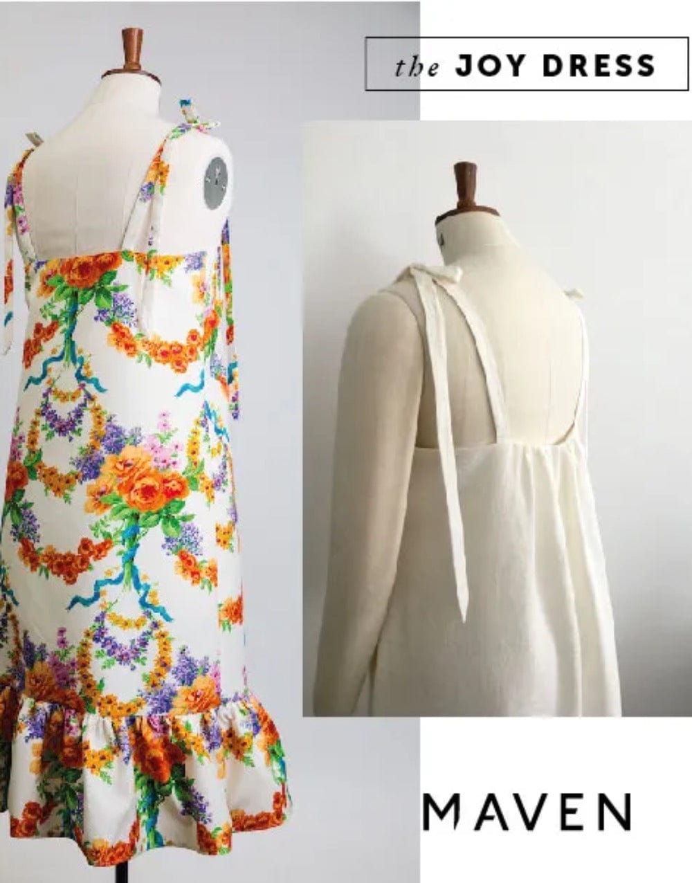 The Joy Dress Sewing Pattern Maven Patterns Clothkits