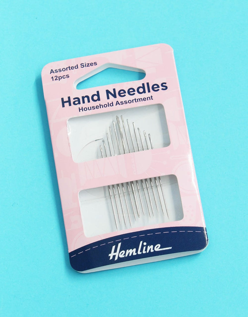 Hemline Needles Assorted Hand Sewing Needles, Hemline 12 pcs 9317385020921 9317385020921