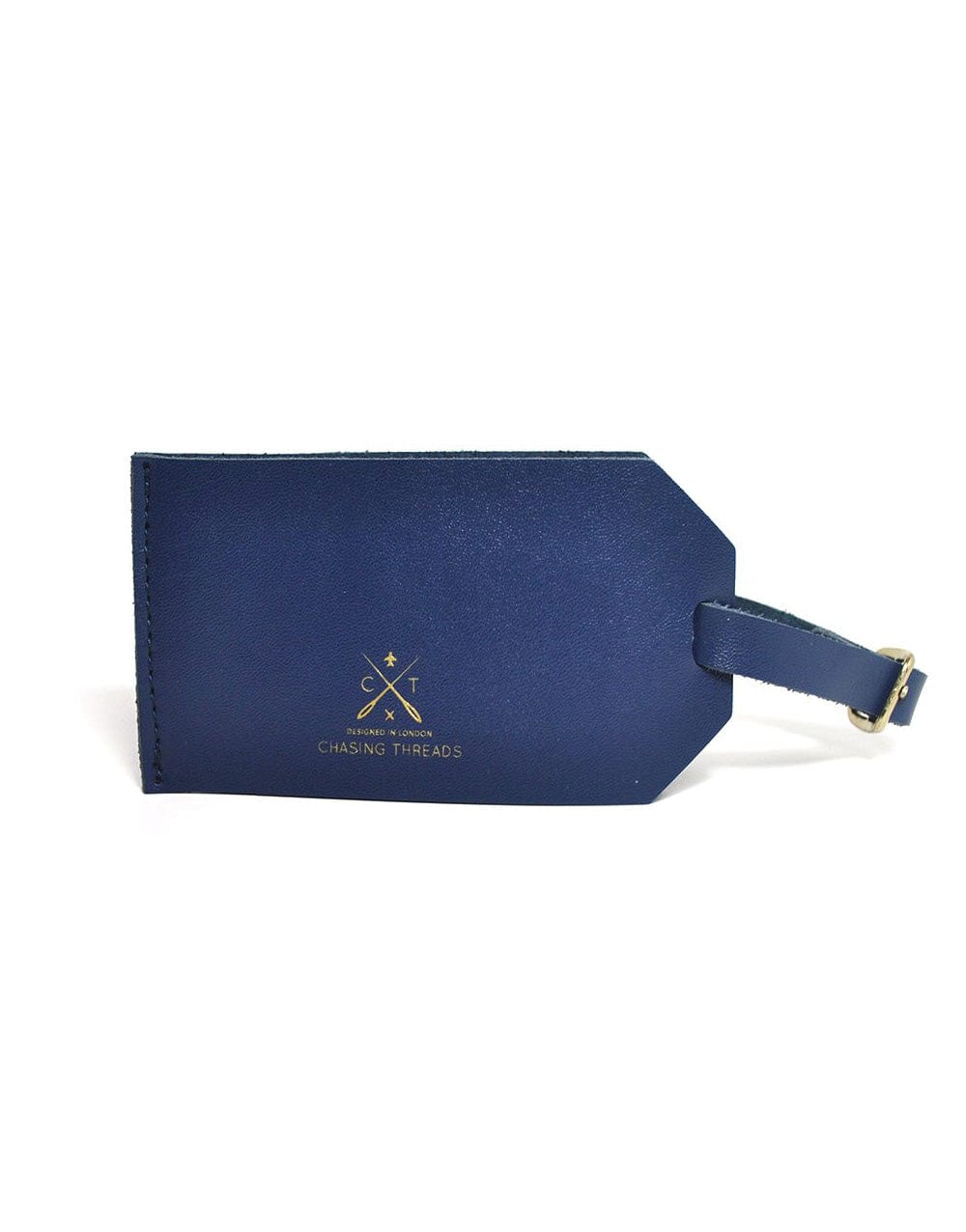 Navy Luggage Tag Stitch Where You ve Been Chasing Threads Stitch Ki Clothkits