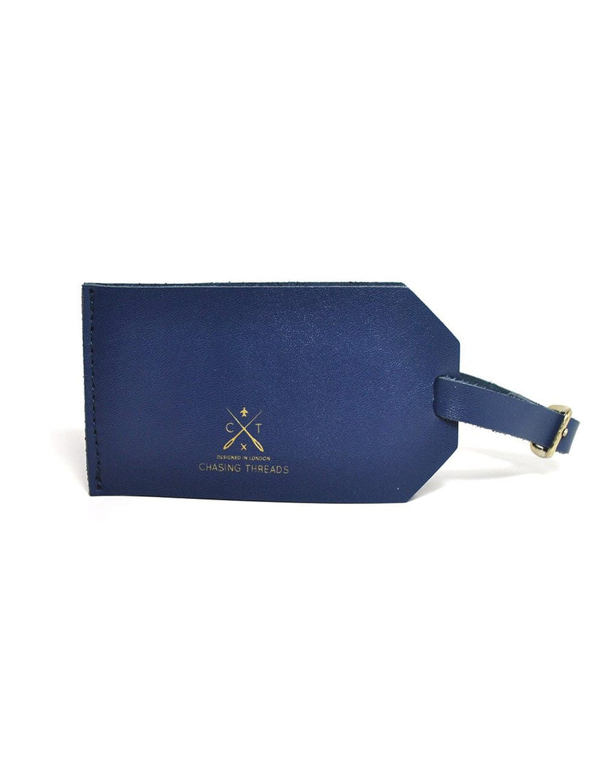 Chasing Threads Embroidery Navy Luggage Tag 'Stitch Where You've Been', Chasing Threads Stitch Kit 7141148593641 7141148593641