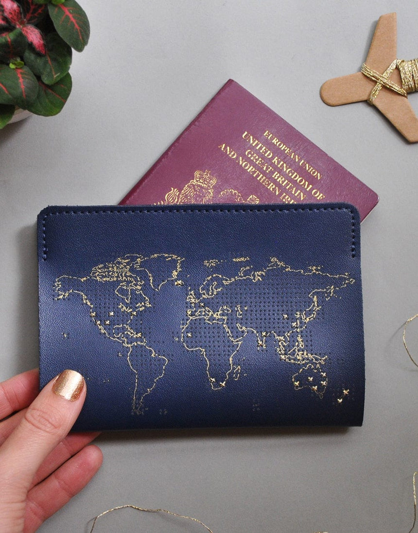 VELVET QUILTED PASSPORT COVER NAVY BLUE VELVET QUILTED PASSPORT COVER NAVY BLUE