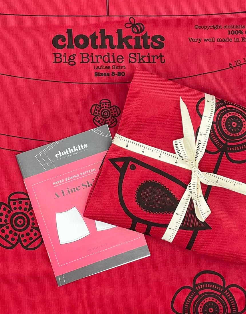 Clothkits Women's Dressmaking Kit Big Birdie A-Line Skirt, Clothkits® Dressmaking Kit 11992