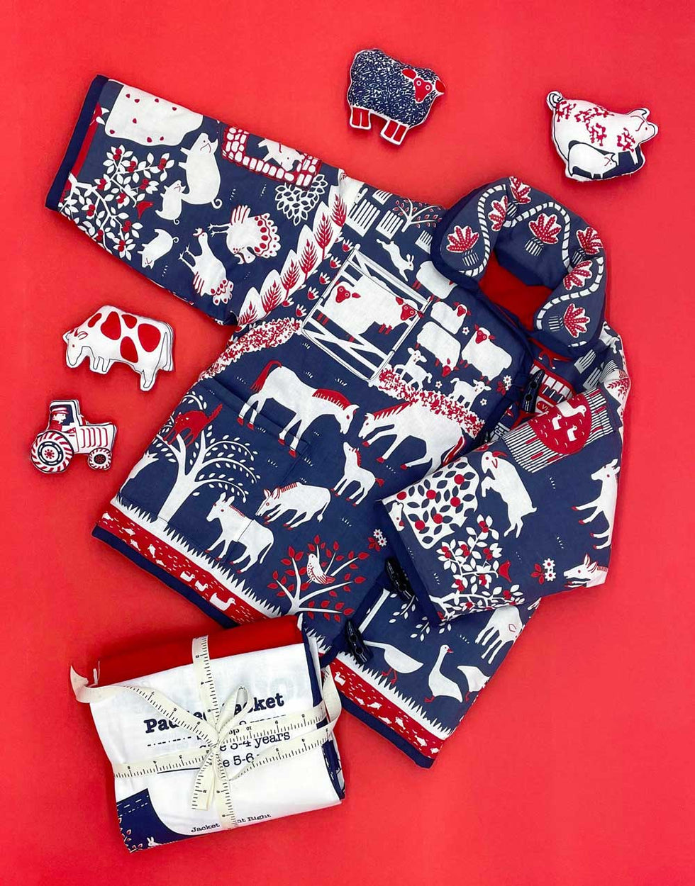 Blue Clothkits® Classic Vintage Padded Farm Jacket, Children's Dressma