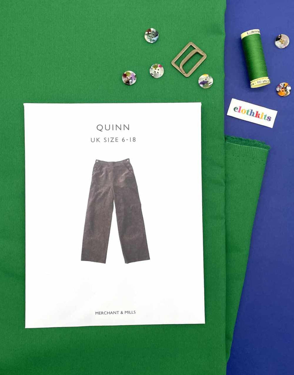 Coloured Quinn Sailor Trousers Complete Dressmaking Kit, Merchant & Mi