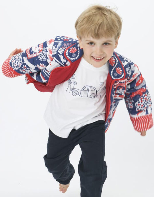 Blue Clothkits® Classic Padded Farm Jacket Dressmaking Kit, Ages 1-6