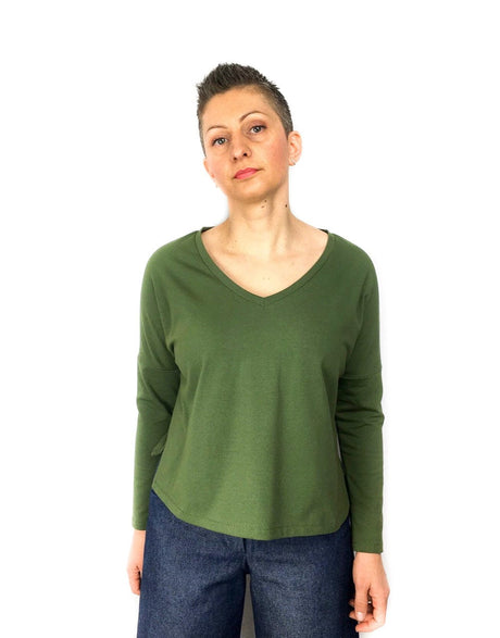 Dhurata Davies Tops Shirts & Blouses Cora Tee Sewing Pattern, Dhurata Davies 46453282