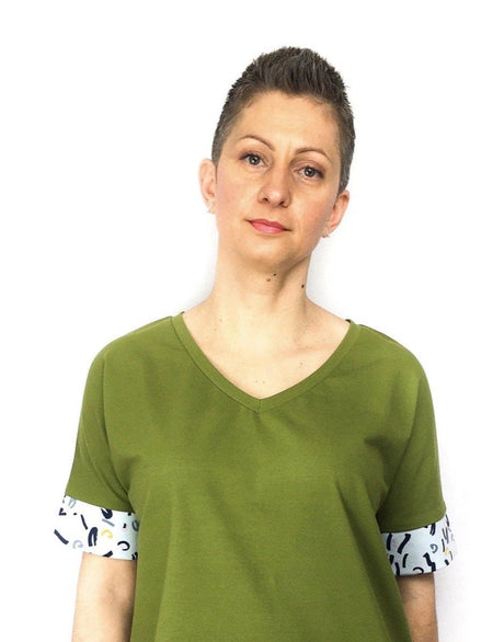 Dhurata Davies Tops Shirts & Blouses Cora Tee Sewing Pattern, Dhurata Davies 46453282