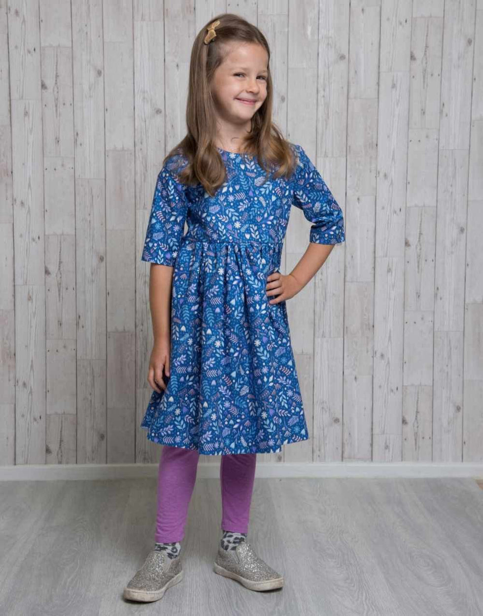 Amelie Girl's Dress Sewing Pattern, Emporia Patterns Clothkits