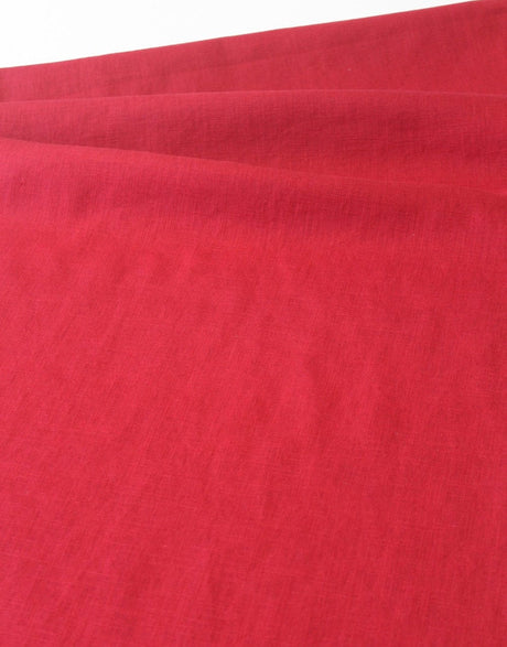 Not Specified Linen Red / Plain Red Linen Fabric 04414.010-0012