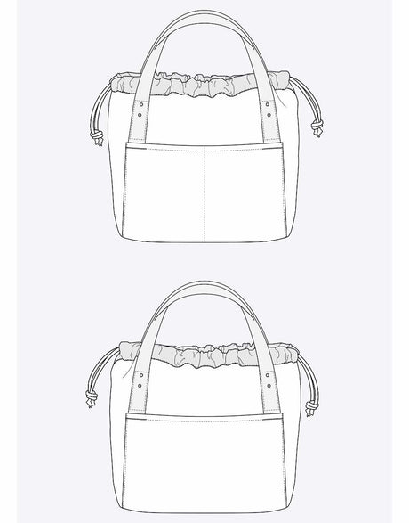 Grainline Studio Bags & Accessories Town Bag Sewing Pattern, Grainline Studio 804589604945