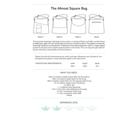 Dhurata Davies Bags & Accessories Messenger Bag Sewing Pattern by Dhurata Davies 31423010