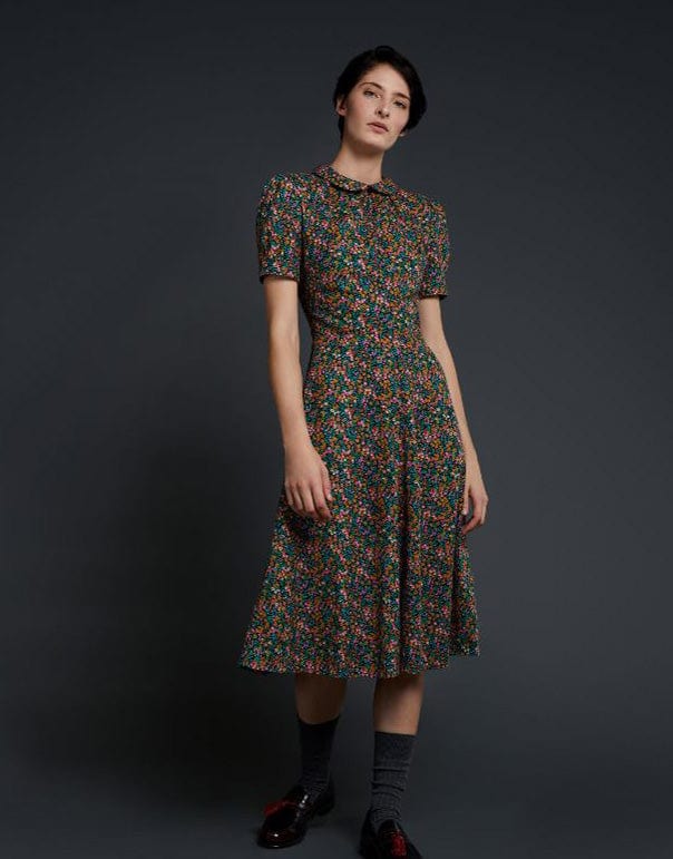 Bella Tea Dress Sewing Pattern, Liberty Fabrics Clothkits