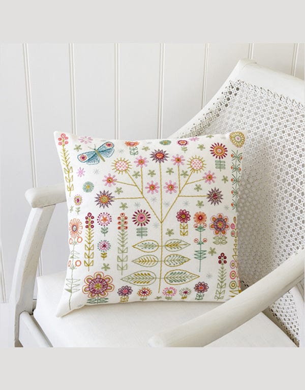 Garden Sampler, Nancy Nicholson Embroidery Stitch Kit Clothkits