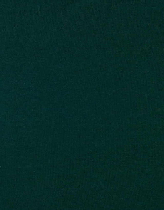 Not Specified Cotton Jersey Green / Plain Dark Green Organic Cotton Jersey Fabric 14161