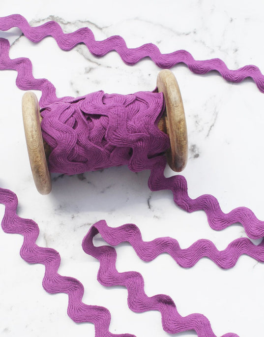 Chestnut Ric Rac Jumbo Ric Rac Trim, Large RicRac Ribbon Various Colours – Clothkits