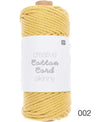 Rico Yarn & Wool 002 Yellow Rico Creative Cotton Macrame Cord Skinny, Various Colours 4051271164478 4051271164478