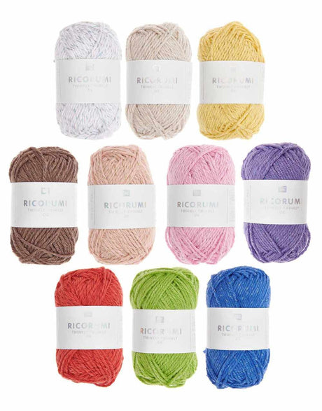 Rico Yarn & Wool Ricorumi 10 piece Set, Twinkly Twinkly 4065166016889 4065166016889