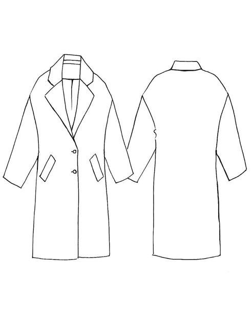 Richmond Coat Sewing Pattern, Tessuti – Clothkits