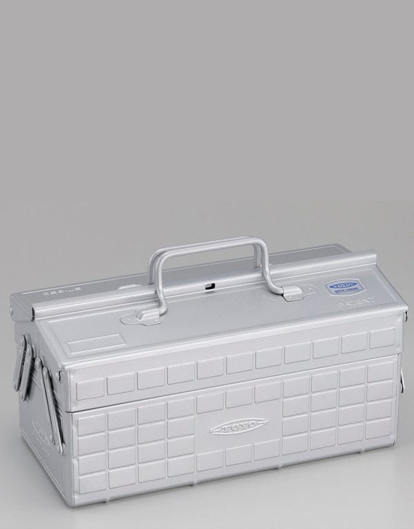 Toyo Steel Sewing Storage Silver TOYO Cantilever Toolbox ST-350 12421