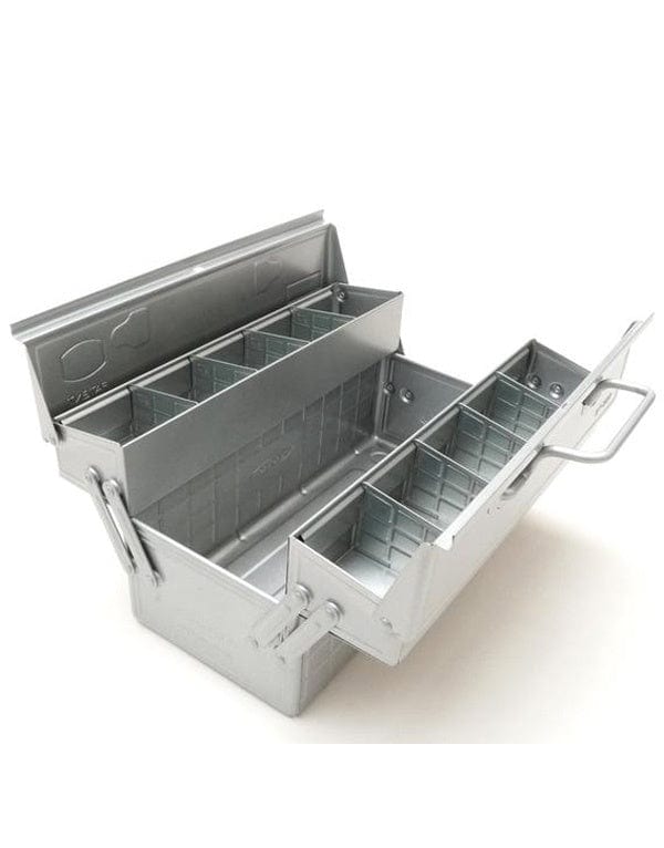 Toyo Steel Sewing Storage Silver TOYO Cantilever Toolbox ST-350 12421
